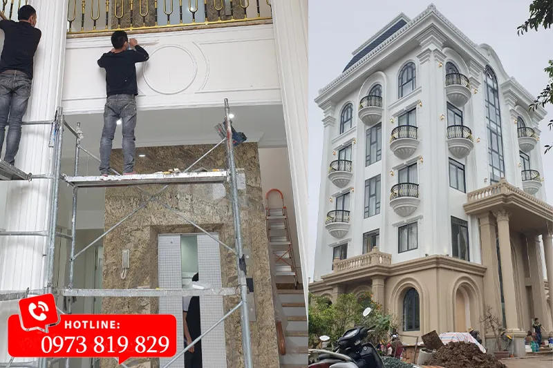 Biệt thự 5 tầng tân cổ điển