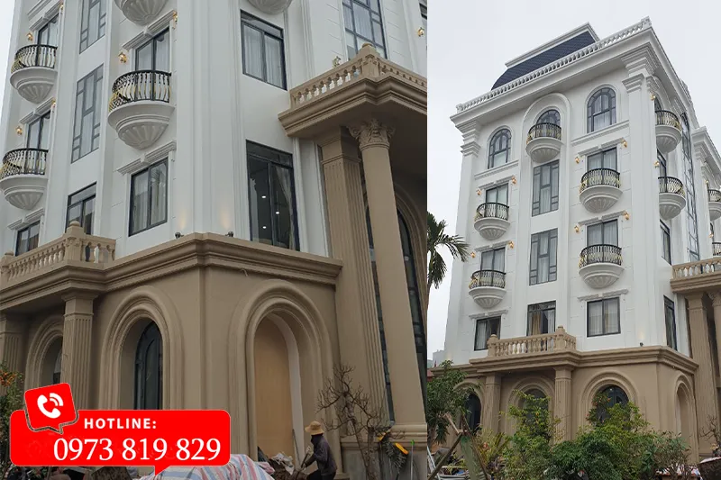 Biệt thự 5 tầng tân cổ điển