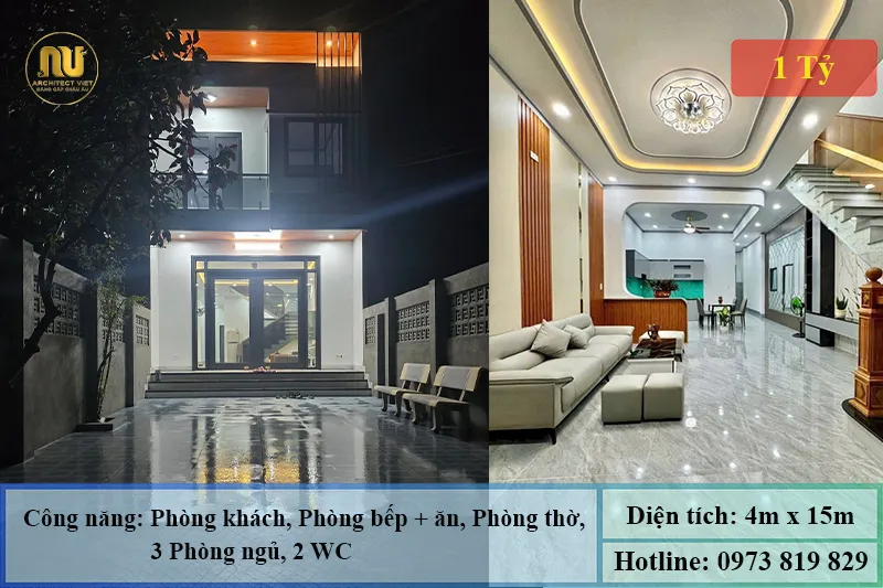 Mặt Tiền Nhà 2 Tầng 4m Đẹp