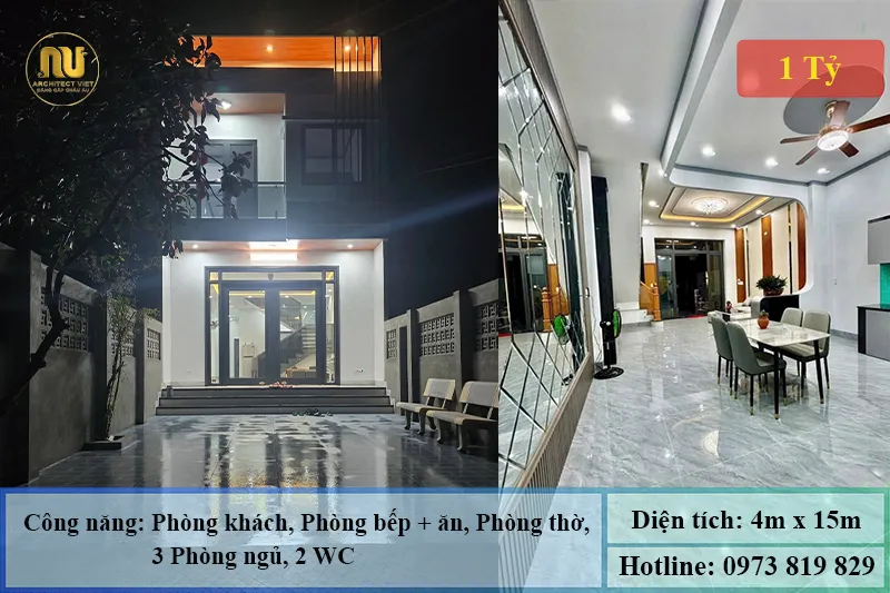 Mặt Tiền Nhà 2 Tầng 4m Đẹp