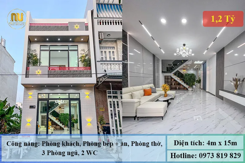 Mặt Tiền Nhà 4m 2 Tầng Hiện Đại
