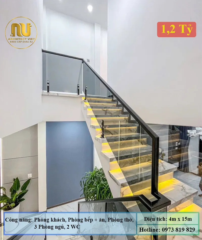 Mặt Tiền Nhà 4m 2 Tầng Hiện Đại