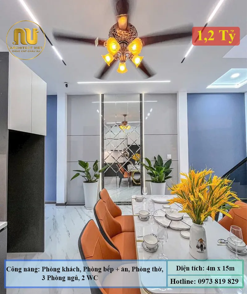 Mặt Tiền Nhà 4m 2 Tầng Hiện Đại