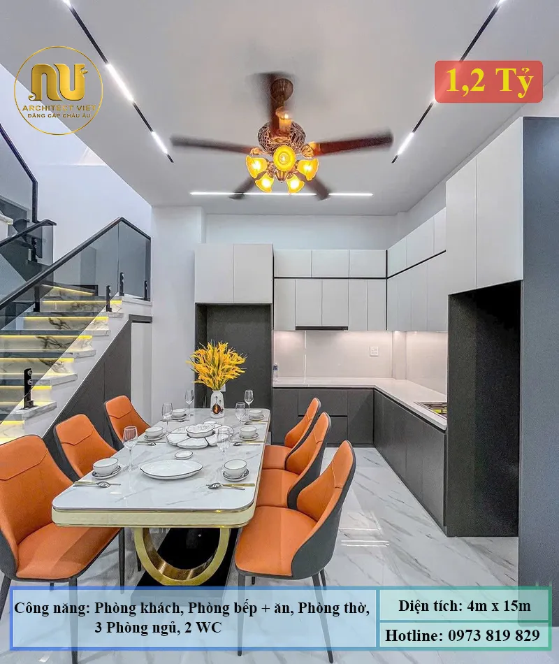 Mặt Tiền Nhà 4m 2 Tầng Hiện Đại