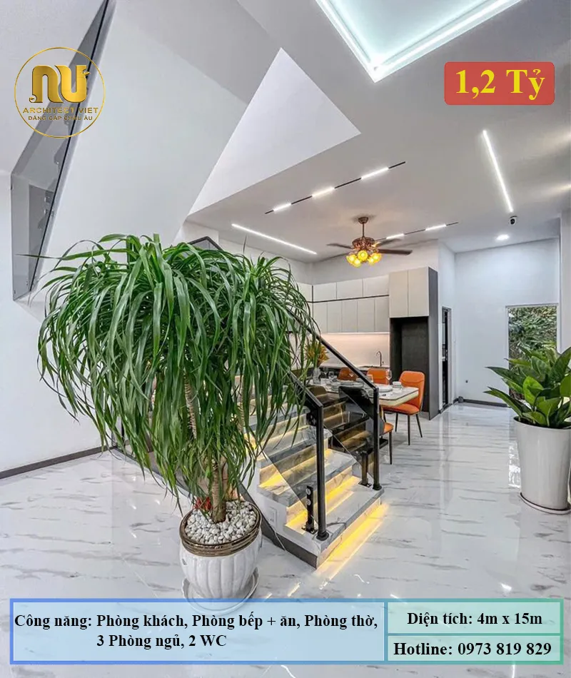 Mặt Tiền Nhà 4m 2 Tầng Hiện Đại