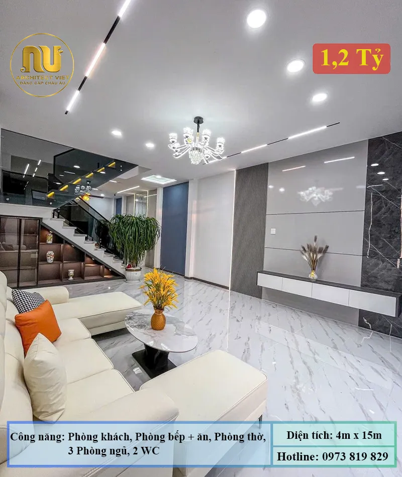 Mặt Tiền Nhà 4m 2 Tầng Hiện Đại