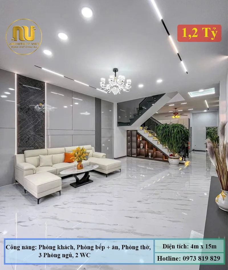 Mặt Tiền Nhà 4m 2 Tầng Hiện Đại