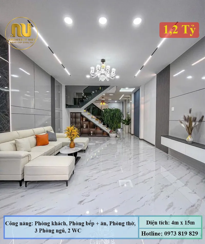 Mặt Tiền Nhà 4m 2 Tầng Hiện Đại