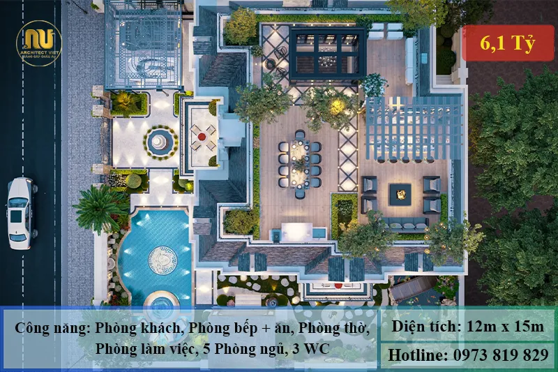 Mẫu nhà 12m mặt tiền