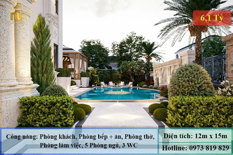 Mẫu nhà 12m mặt tiền