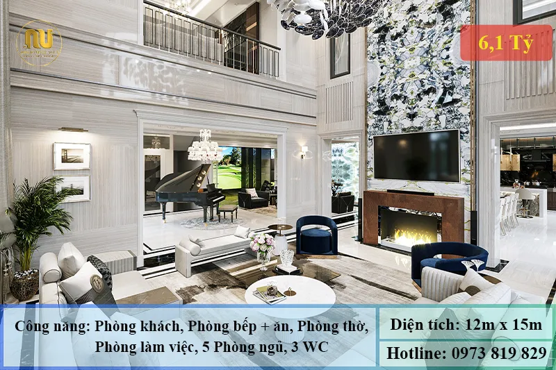 Mẫu nhà 12m mặt tiền