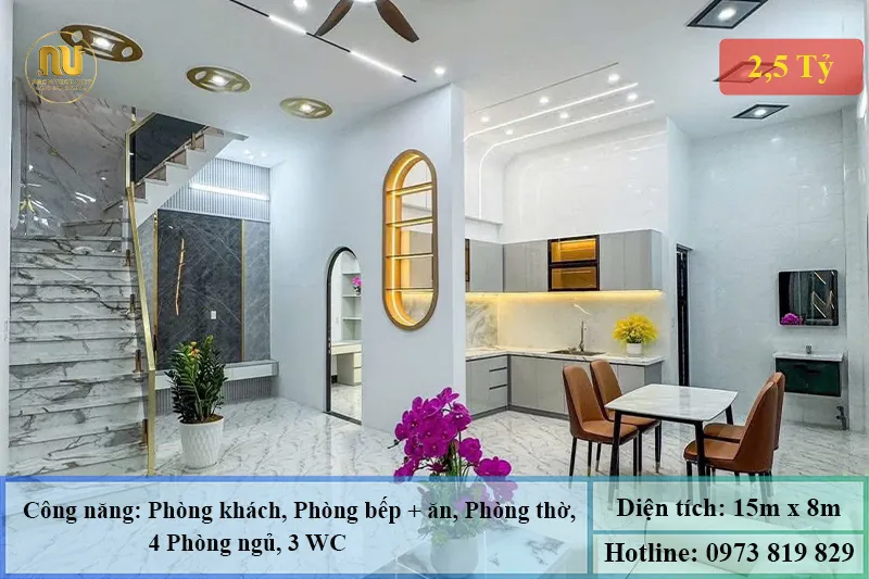 Mẫu Nhà 2 Mặt Tiền 3 Tầng