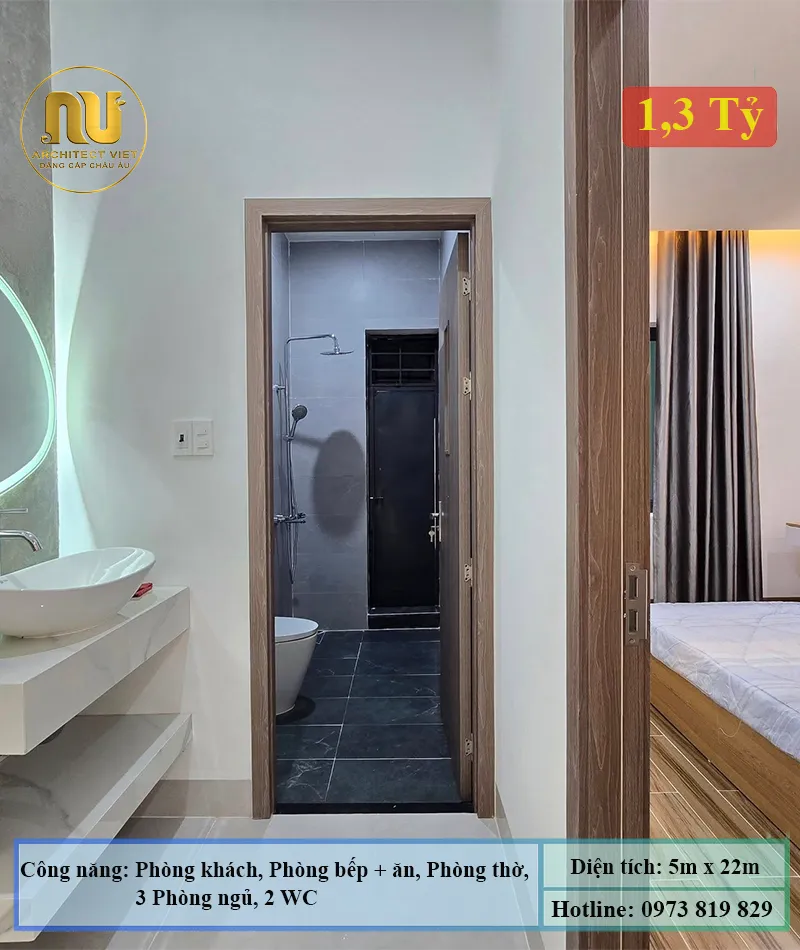 Mẫu Nhà 5x17 Đẹp