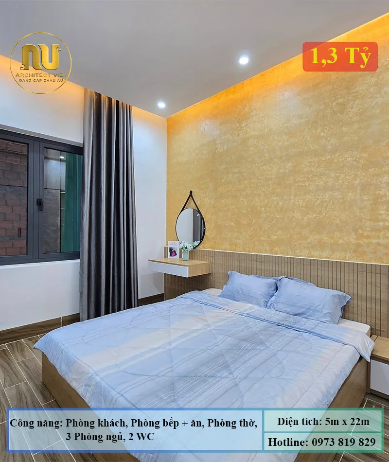 Mẫu Nhà 5x17 Đẹp