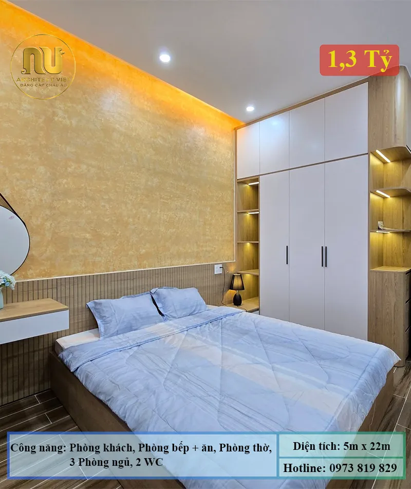 Mẫu Nhà 5x17 Đẹp