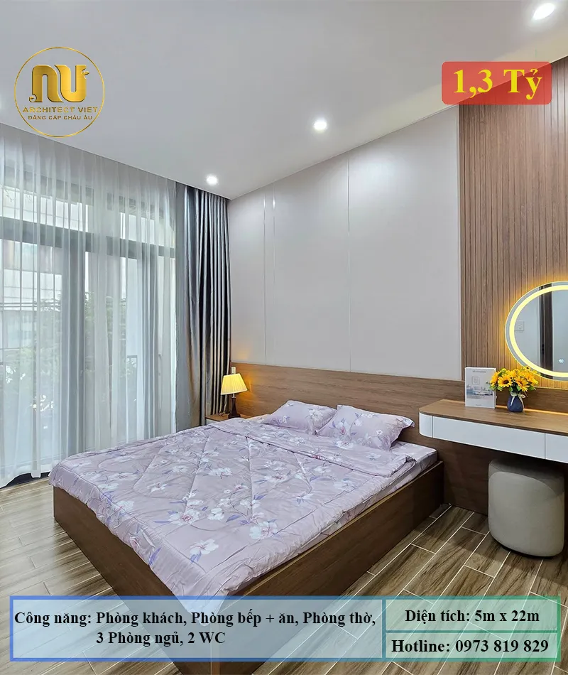 Mẫu Nhà 5x17 Đẹp