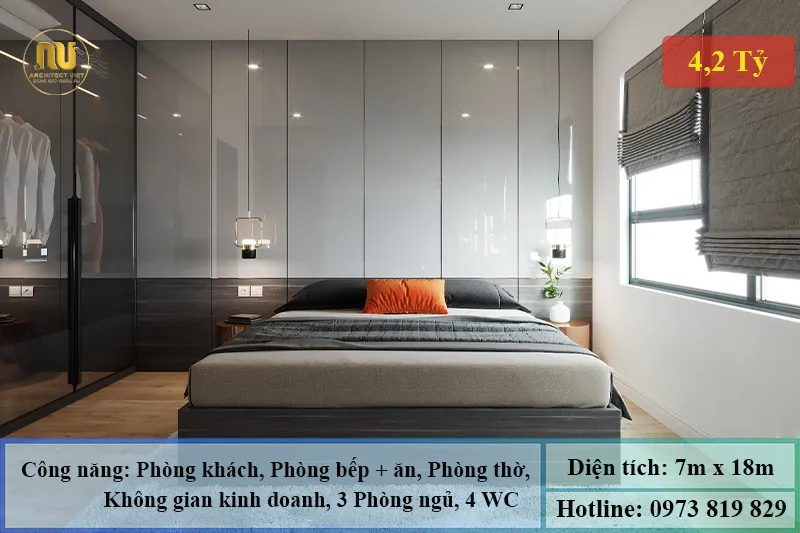 Mẫu nhà 7m x 18m