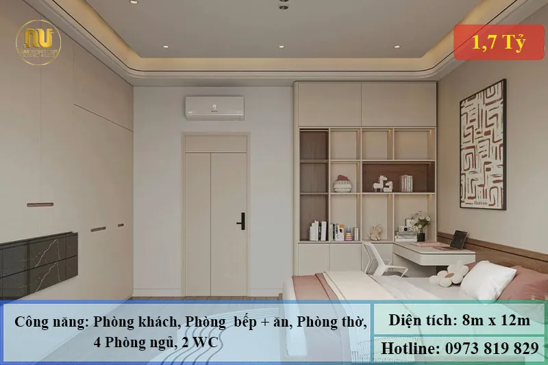 Nhà 2 tầng mái nhật mặt tiền 8m