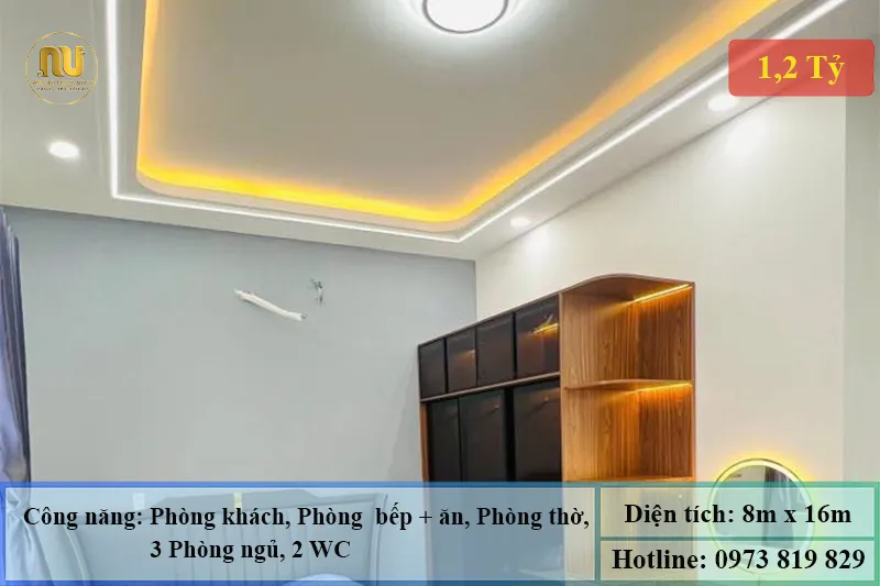Nhà mái nhật 1 tầng 8mx16m