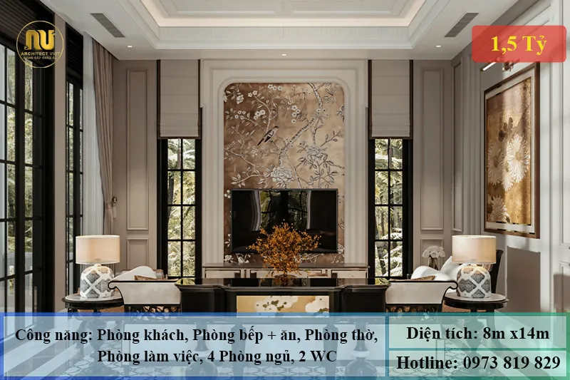 Nhà Mái Nhật 2 Tầng Mặt Tiền 8m 