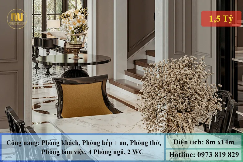 Nhà Mái Nhật 2 Tầng Mặt Tiền 8m 