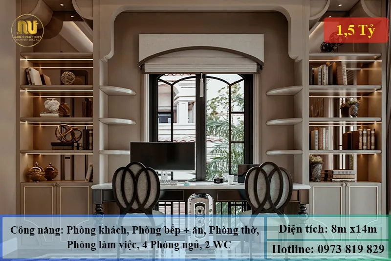 Nhà Mái Nhật 2 Tầng Mặt Tiền 8m 