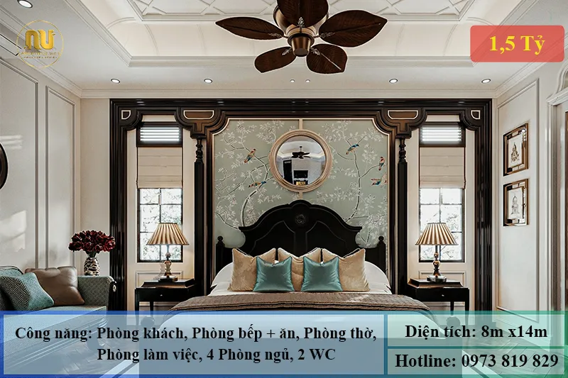 Nhà Mái Nhật 2 Tầng Mặt Tiền 8m 