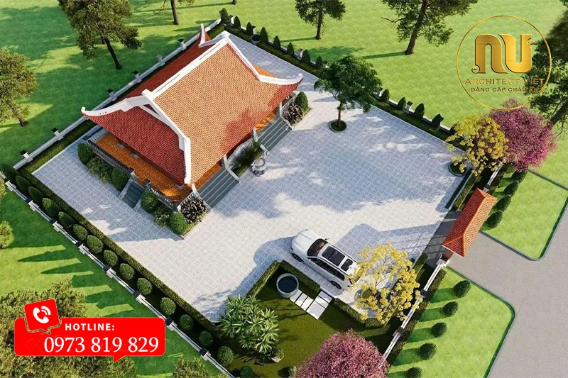 Nhà thờ họ 4 mái