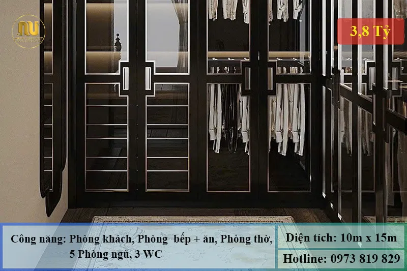 Thiết kế nhà ngang 10m sâu 15m