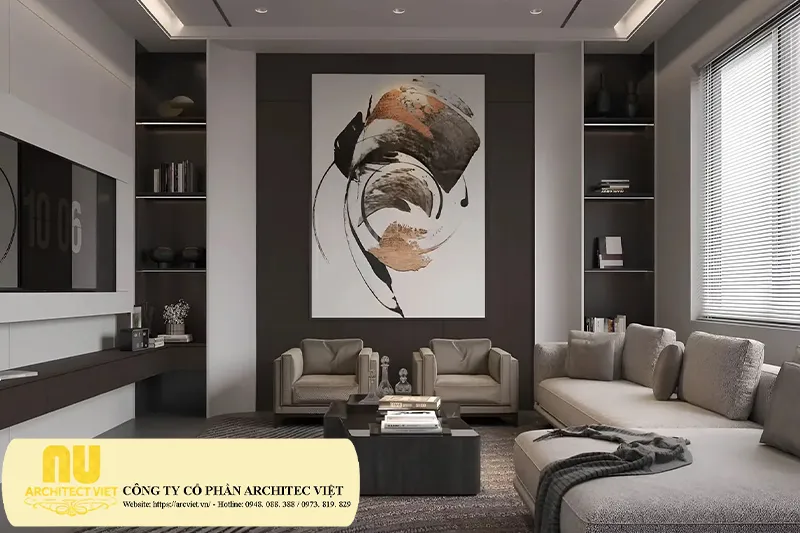 8x12m nhà 2 tầng mái Nhật hiện đại