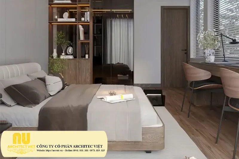 8x12m nhà 2 tầng mái Nhật hiện đại