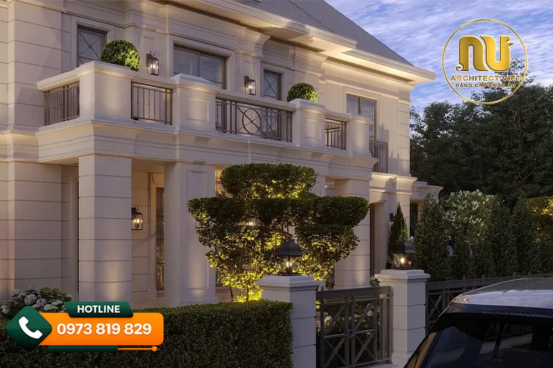 Biệt thự 2 tầng mặt tiền 20m