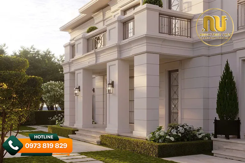 Biệt thự 2 tầng mặt tiền 20m