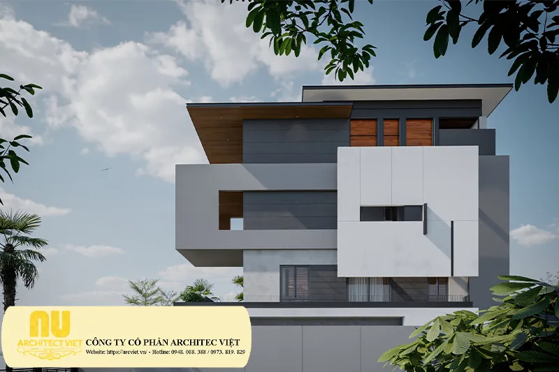 Biệt thự 4 tầng hiện đại