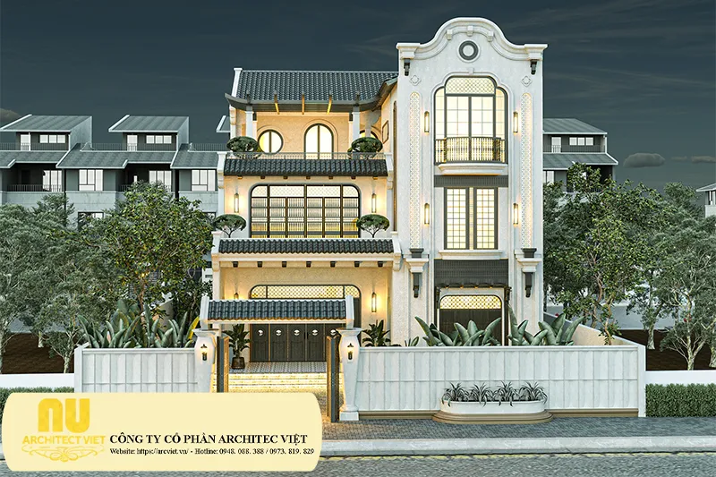 Biệt thự Indochine 3 tầng
