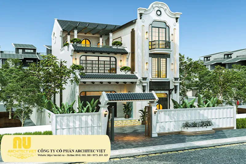 Biệt thự Indochine 3 tầng