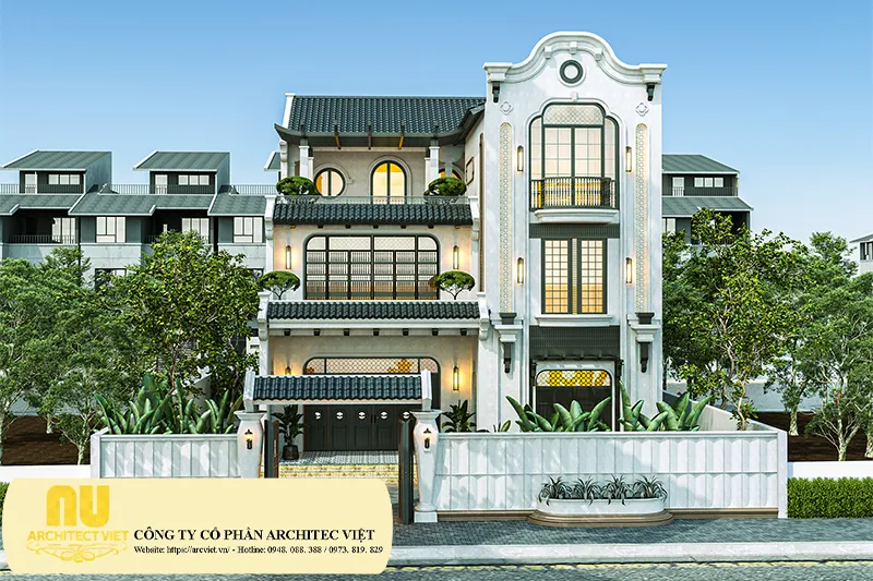 Biệt thự Indochine 3 tầng