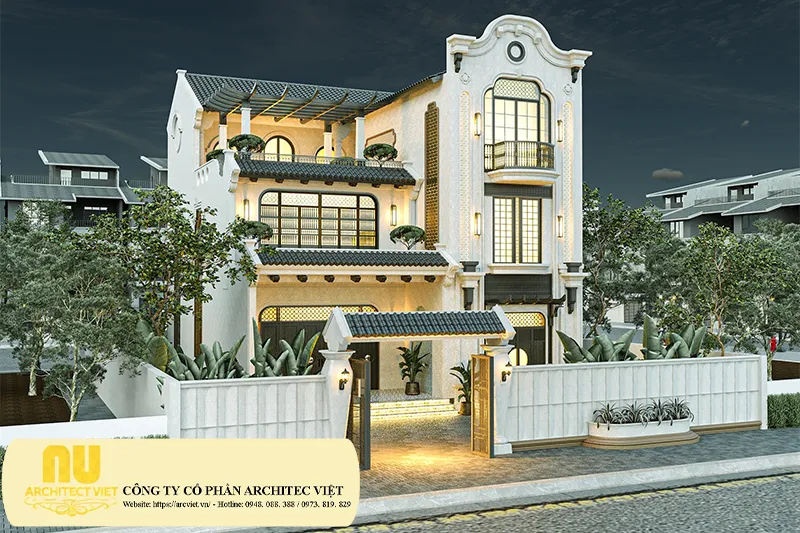 Biệt thự Indochine 3 tầng