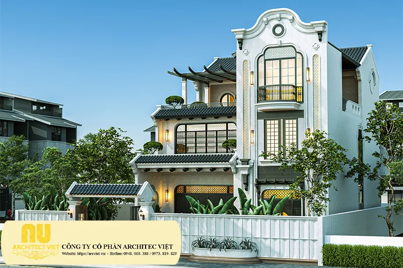 Biệt thự Indochine 3 tầng