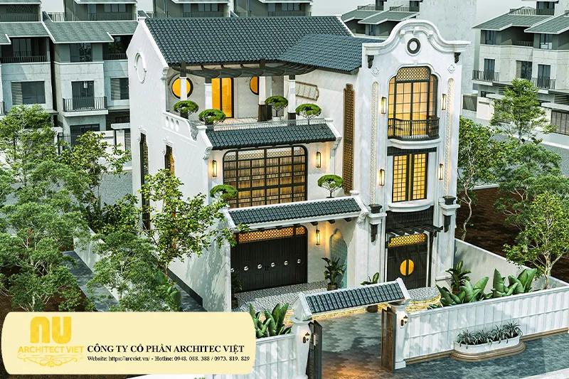Biệt thự Indochine 3 tầng