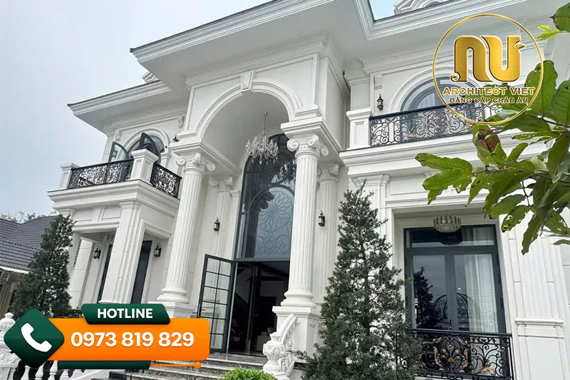 Biệt thự mái nhật mặt tiền 12m