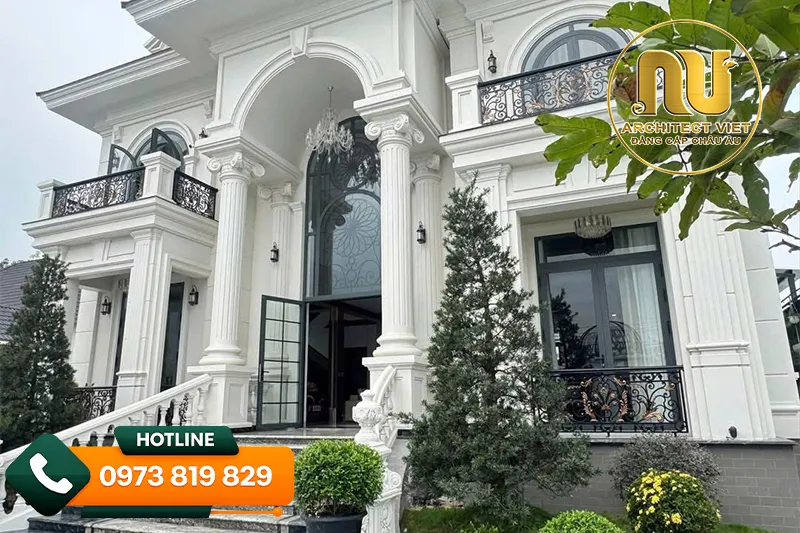 Biệt thự mái nhật mặt tiền 12m