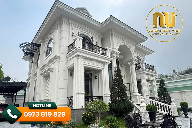 Biệt thự mái nhật mặt tiền 12m