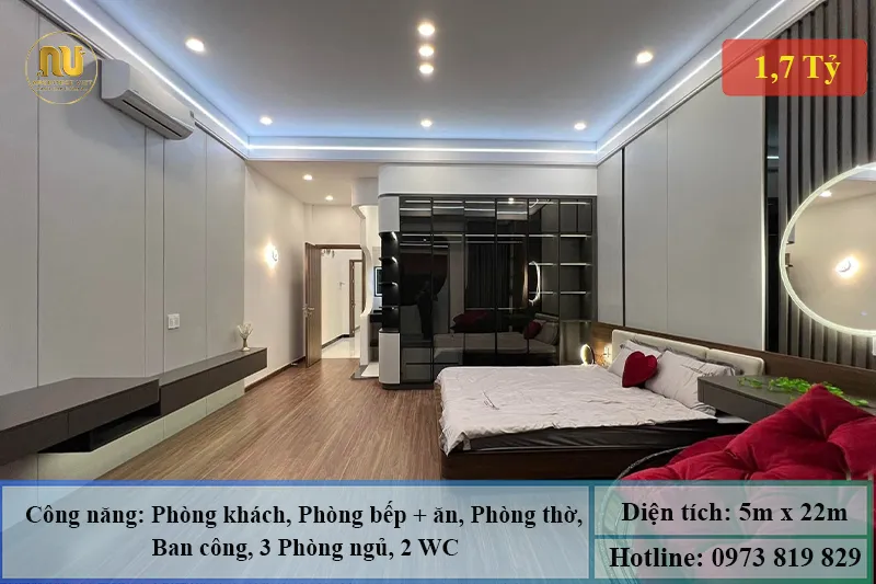 Mặt tiền nhà phố 5m 3 tầng hiện đại