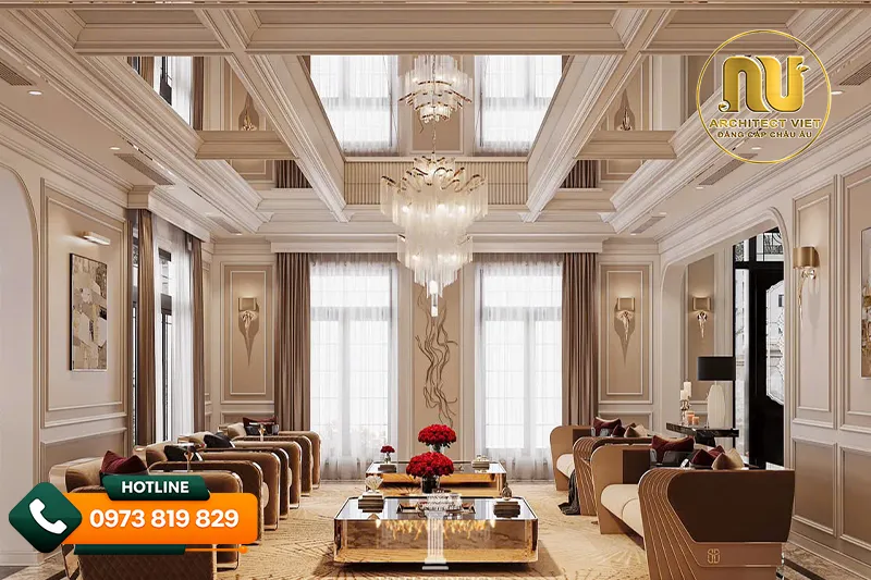 Mẫu biệt thự mặt tiền 20m