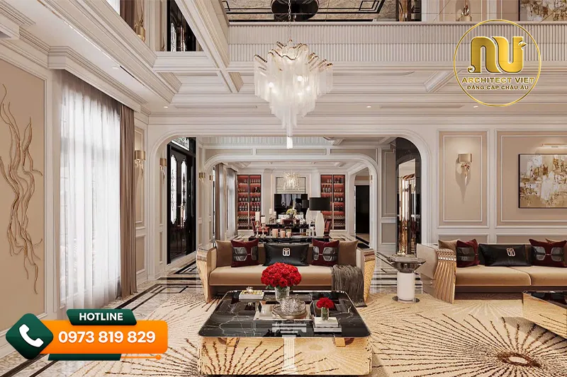 Mẫu biệt thự mặt tiền 20m