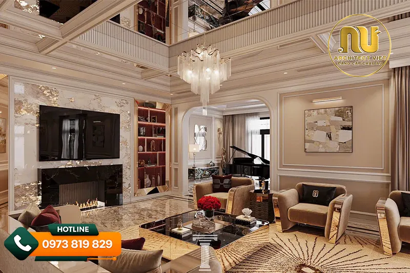 Mẫu biệt thự mặt tiền 20m