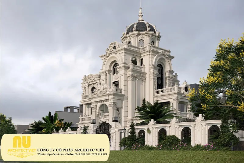 Mẫu lâu đài 3 tầng