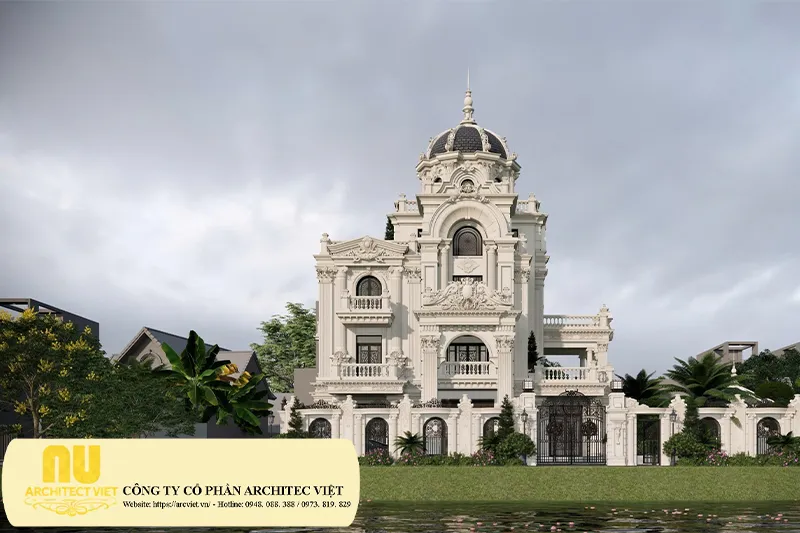 Mẫu lâu đài 3 tầng