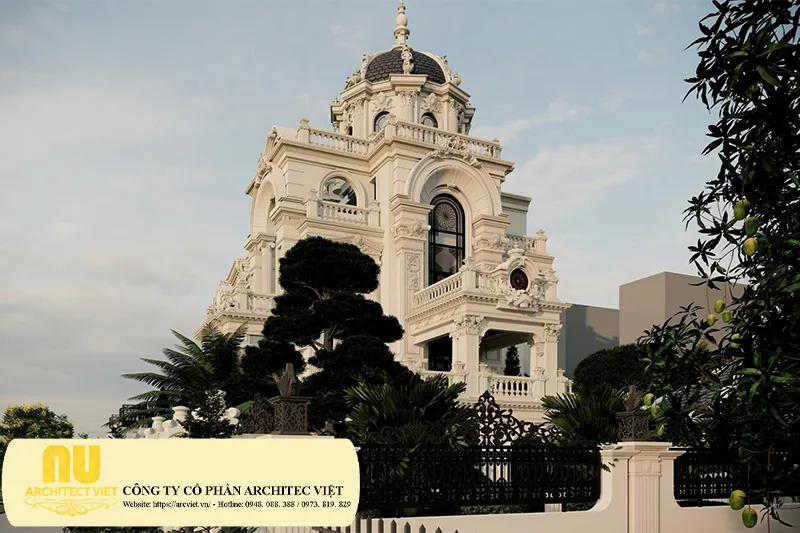 Mẫu lâu đài 3 tầng